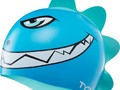 Шапочка для плавания Charactyrs Dino Destroyer Cap голубая TYR