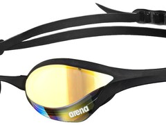 Очки для плавания Cobra Ultra Mirror черные Arena