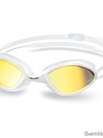 Стартовые очки для плавания HEAD TIGER RACE Mirrored LiquidSkin, для соревнований черные